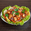 49 Gemischter Salat mit Hähnchen