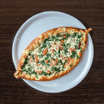 32e Pide Spinat und Käse